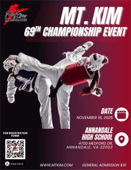 Adult Martial Arts Taekwondo Fitness Karate tournament